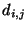$d_{i,j}$