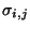 $\sigma_{i,j}$