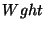 $\displaystyle Wght$