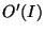 $O'(I)$