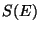 $S(E)$