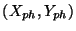 $(X_{ph}, Y_{ph})$