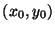 $(x_0,y_0)$