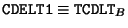 $\index{Attributes!CDELT1}{\tt CDELT1}\equiv\index{Attributes!TCDLT}{\tt TCDLT}_B$