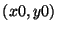 $(x0,y0)$