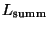$L_{\rm {summ}}$