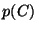 $p(C)$