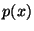 $p(x)$