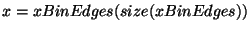 $x = xBinEdges(size(xBinEdges))$