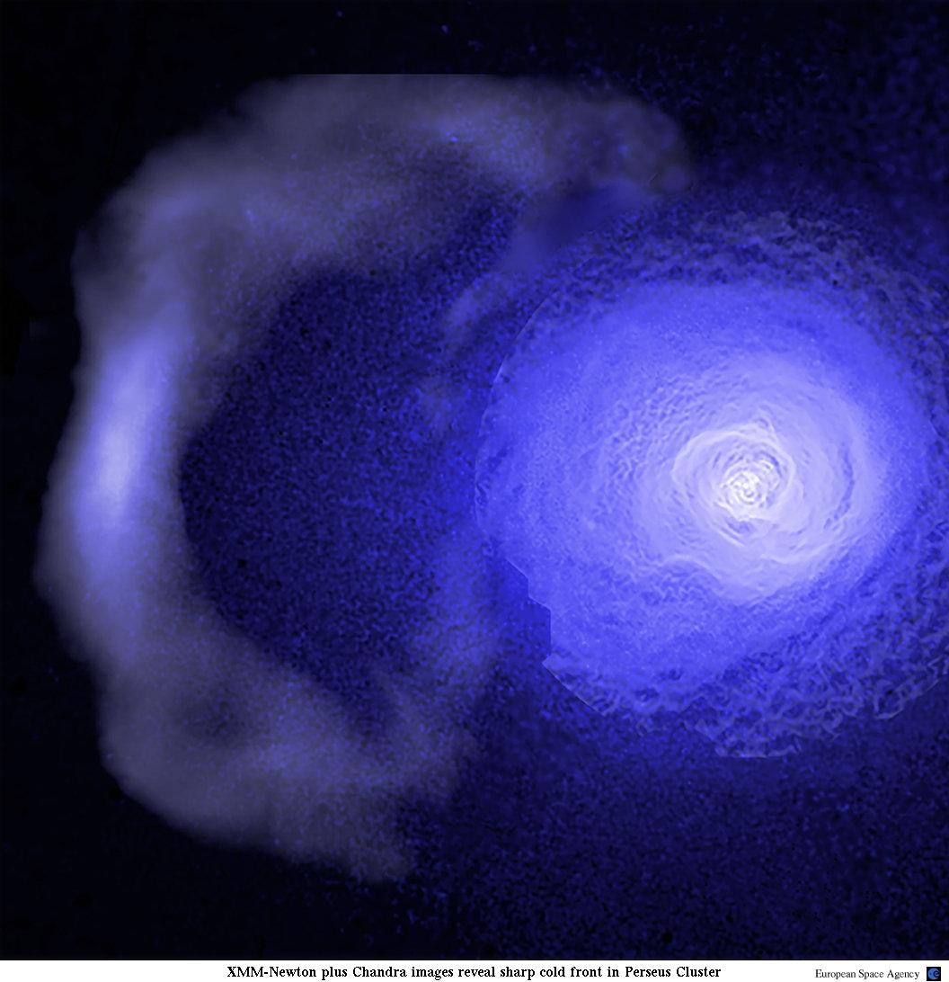 Xmm Newton Plus Chandra Images Reveal Sharp Cold Front In